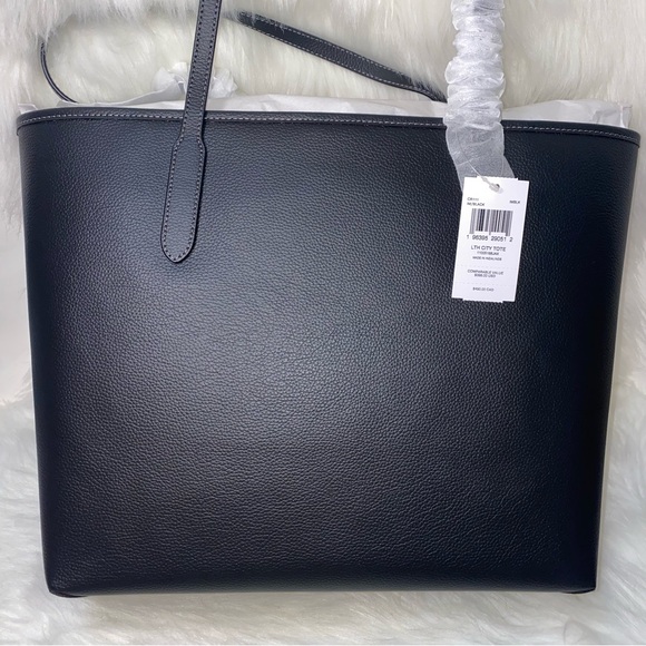 Coach π€ leather Tote bag New - Picture 4 of 13
